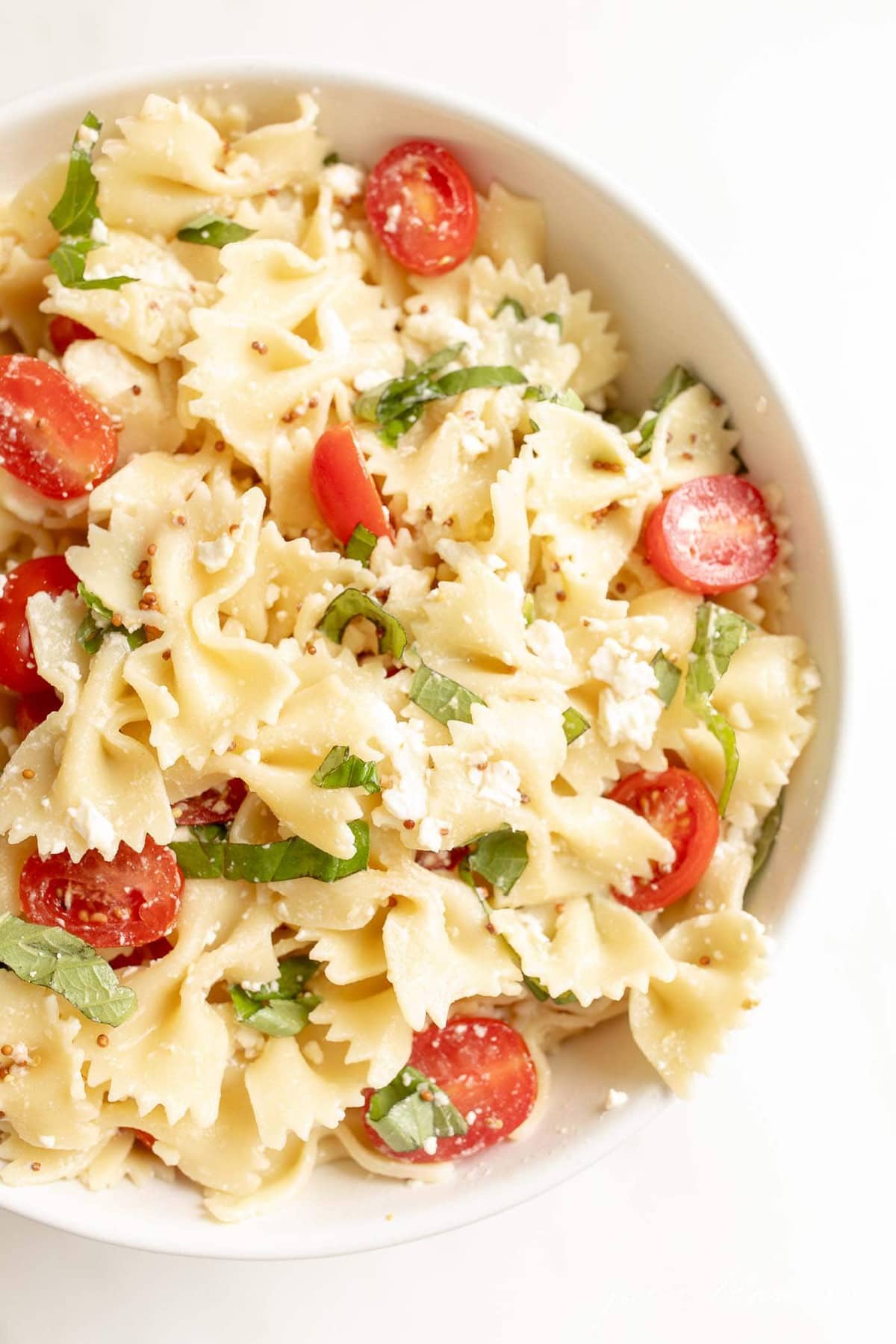 Feta Bow Tie Pasta Salad Recipe and Easy!